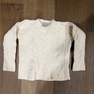 Aran Sweater Market Cozy Cream Kids Sweater